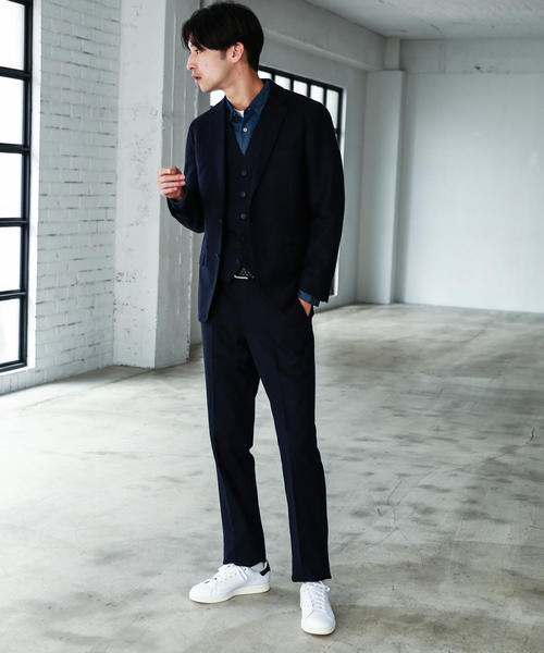 green label relaxing(グリーンレーベルリラクシング)の「NM ストレッチホームスパン ノープリーツ パンツ ◆(その他パンツ・メンズ・グレー/ダークブラウン/ネイビー・XX-LARGE/X-LARGE/LARGE/MEDIUM/X-SMALL/SMALL)」の5枚目の写真