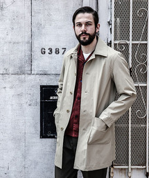 MR.OLIVE | COOL TOUCH 4WAY STRETCH NYLON / SHOP COAT(ステンカラーコート)