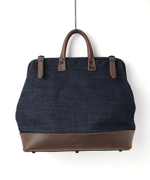 HOUSTON（ヒューストン）の「【HOUSTON】DENIM OFFICER BAG（ボストン 