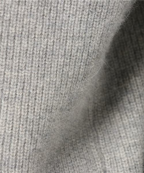 RIVE DROITE（リヴドロワ）の「FOX混片畦クルーネックプルオーバー（ニット/セーター・レディース・ベージュ/ライトグレー/ブラック/ピンク/イエロー・FREE）」の14枚目の写真