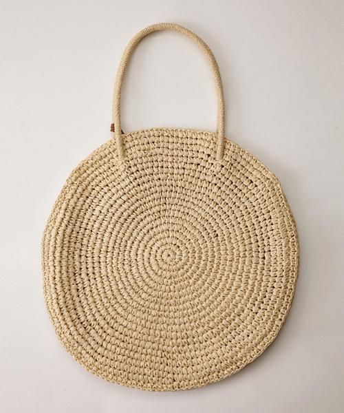 STUDIOUS SELECT（ステュディオスセレクト）の「【SMIRNASLI】ビッグペーパーサークルバッグ　Big Paper Circle Bag 011212799（トートバッグ・レディース・ベージュ/ライトベージュ・FREE）」の5枚目の写真