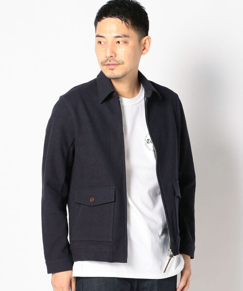 SHIPS(シップス)の「SC: ラッチパイル ブルゾン(カーディガン/ボレロ・メンズ・チャコールグレー/ネイビー/オリーブ・LARGE/MEDIUM/SMALL/X-LARGE)」の1枚目の写真