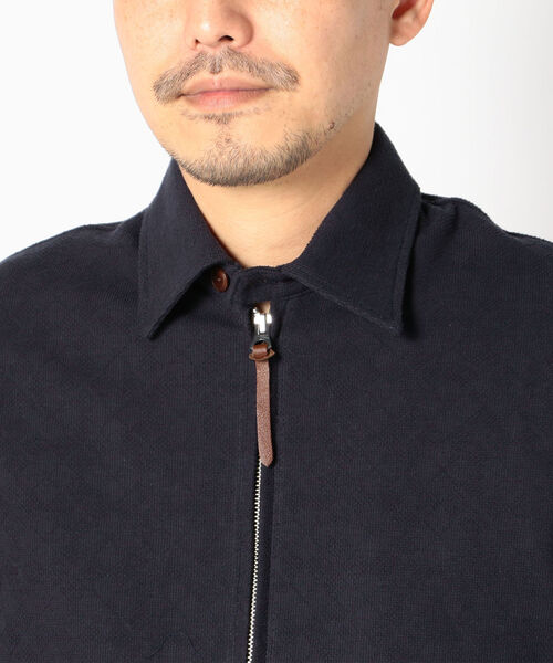 SHIPS(シップス)の「SC: ラッチパイル ブルゾン(カーディガン/ボレロ・メンズ・チャコールグレー/ネイビー/オリーブ・LARGE/MEDIUM/SMALL/X-LARGE)」の7枚目の写真