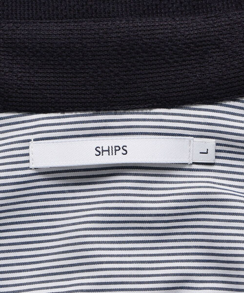 SHIPS(シップス)の「SC: ラッチパイル ブルゾン(カーディガン/ボレロ・メンズ・チャコールグレー/ネイビー/オリーブ・LARGE/MEDIUM/SMALL/X-LARGE)」の12枚目の写真