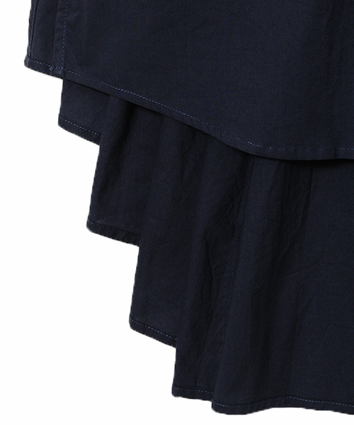 Candy Stripper(キャンディストリッパー)の「UNFOLD SHIRT ワンピース(ワンピース・レディース・ブラック/ネイビー/オフホワイト・1/2)」の8枚目の写真