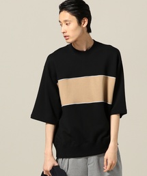 417 EDIFICE | キリカエウラケ クルーネック 5/S TEE(Tシャツ/カットソー)