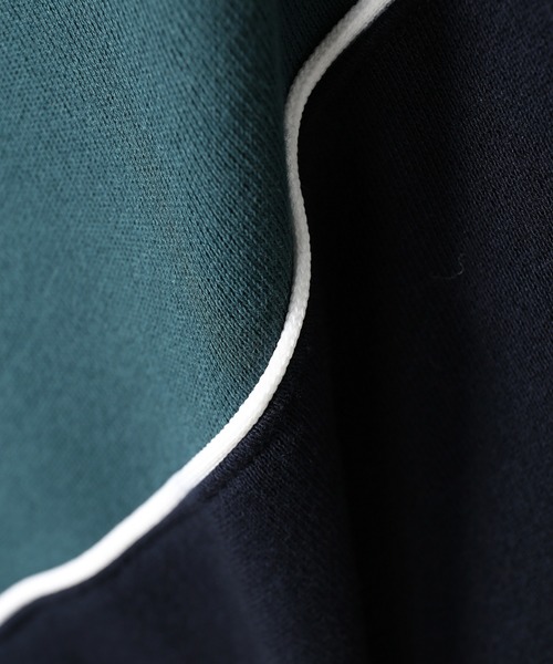 417 EDIFICE（フォーワンセブンエディフィス）の「キリカエウラケ クルーネック 5/S TEE（Tシャツ/カットソー・メンズ・ブラック/ネイビー・SMALL/MEDIUM/LARGE）」の5枚目の写真