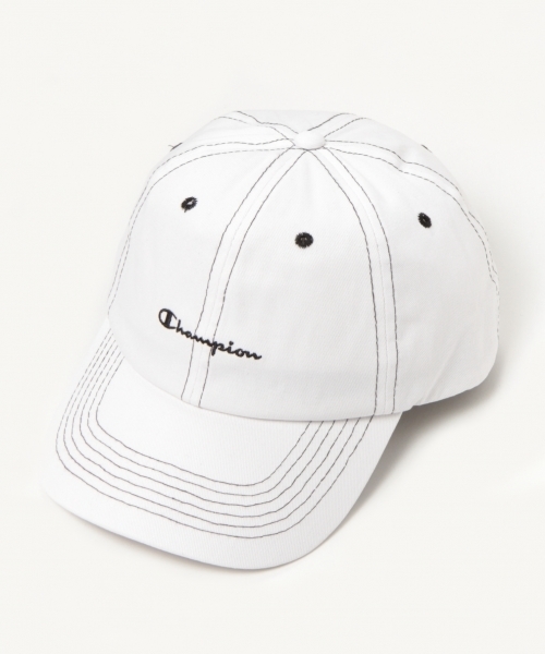 Rageblue レイジブルー の Champion チャンピオン 別注ステッチlowcap 793032 キャップ Wear