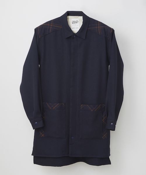 SToL（ストル）の「ms3486-Long Shirt シャツ（シャツ/ブラウス・メンズ・グレー/ネイビー/ブラック・S/L/M）」の4枚目の写真