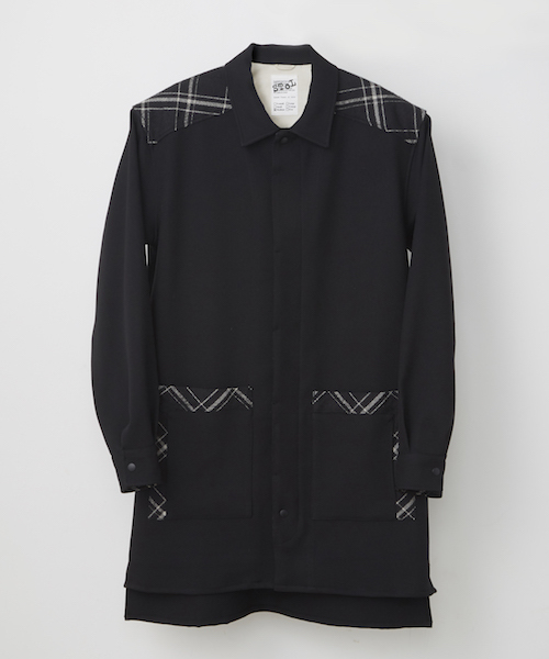 SToL（ストル）の「ms3486-Long Shirt シャツ（シャツ/ブラウス・メンズ・グレー/ネイビー/ブラック・S/L/M）」の7枚目の写真