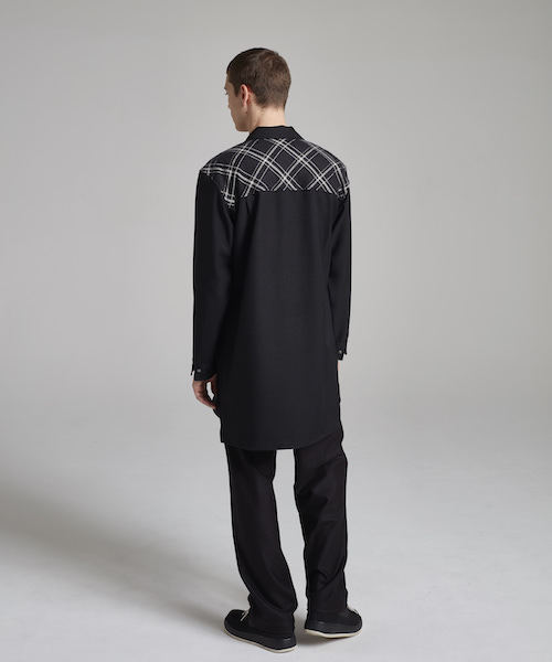 SToL（ストル）の「ms3486-Long Shirt シャツ（シャツ/ブラウス・メンズ・グレー/ネイビー/ブラック・S/L/M）」の11枚目の写真
