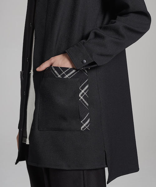 SToL（ストル）の「ms3486-Long Shirt シャツ（シャツ/ブラウス・メンズ・グレー/ネイビー/ブラック・S/L/M）」の20枚目の写真