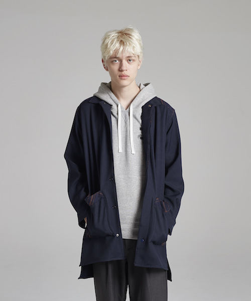 SToL（ストル）の「ms3486-Long Shirt シャツ（シャツ/ブラウス・メンズ・グレー/ネイビー/ブラック・S/L/M）」の19枚目の写真