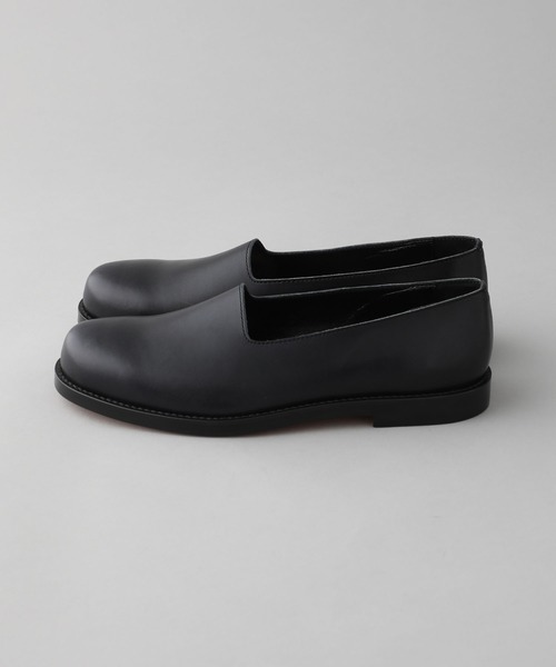 PADRONE(パドローネ)の「STUDIOUS別注 SLIP ON SHOES / PU8587-2202(スリッポン・メンズ・ブラック/ダークブラウン・41/43/40/42)」の7枚目の写真