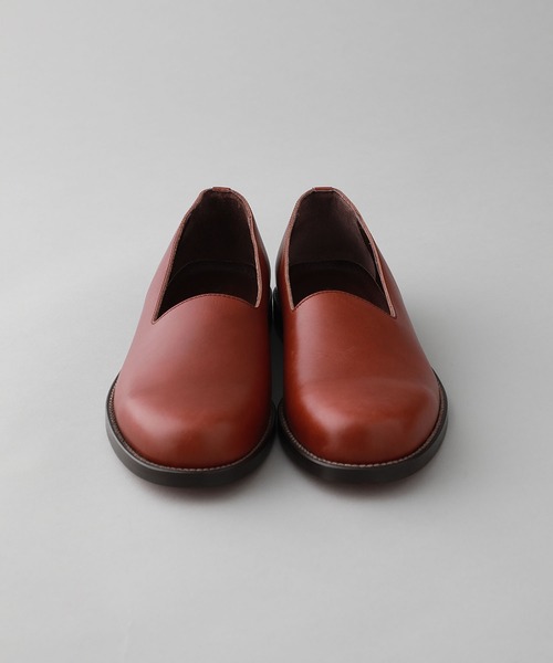 PADRONE(パドローネ)の「STUDIOUS別注 SLIP ON SHOES / PU8587-2202(スリッポン・メンズ・ブラック/ダークブラウン・41/43/40/42)」の3枚目の写真