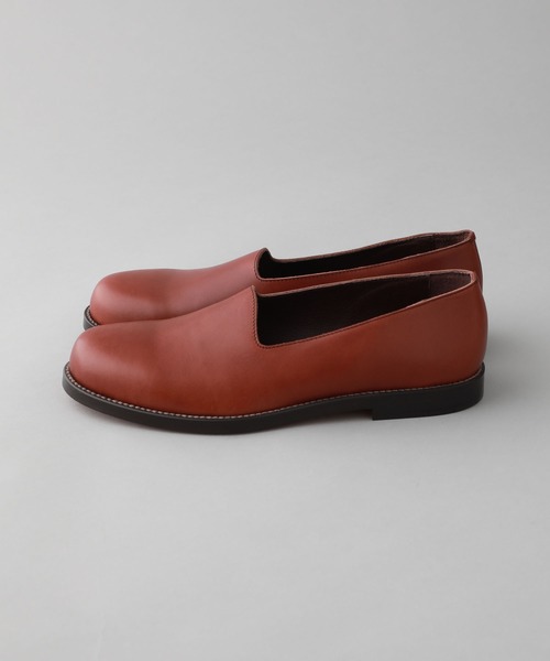 PADRONE(パドローネ)の「STUDIOUS別注 SLIP ON SHOES / PU8587-2202(スリッポン・メンズ・ブラック/ダークブラウン・41/43/40/42)」の4枚目の写真