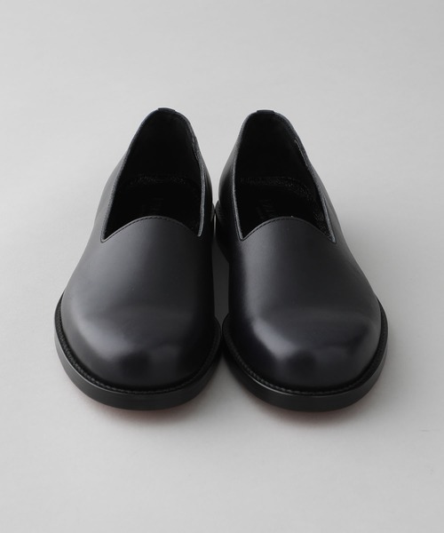 PADRONE(パドローネ)の「STUDIOUS別注 SLIP ON SHOES / PU8587-2202(スリッポン・メンズ・ブラック/ダークブラウン・41/43/40/42)」の6枚目の写真