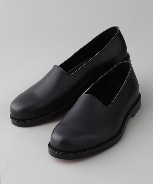 PADRONE(パドローネ)の「STUDIOUS別注 SLIP ON SHOES / PU8587-2202(スリッポン・メンズ・ブラック/ダークブラウン・41/43/40/42)」の9枚目の写真