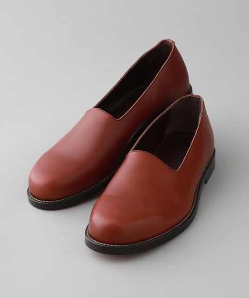 PADRONE(パドローネ)の「STUDIOUS別注 SLIP ON SHOES / PU8587-2202(スリッポン・メンズ・ブラック/ダークブラウン・41/43/40/42)」の15枚目の写真
