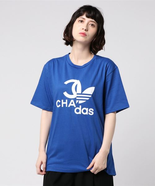 DONOBAN（ドノバン）の「CHADAS Tee [W-E]（Tシャツ/カットソー・レディース・ホワイト/ブラック/ブルー・M）」の6枚目の写真