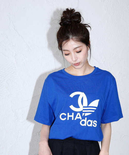 DONOBAN（ドノバン）の「CHADAS Tee [W-E]（Tシャツ/カットソー・レディース・ホワイト/ブラック/ブルー・M）」の7枚目の写真