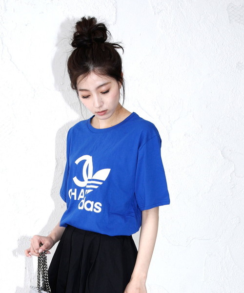 DONOBAN（ドノバン）の「CHADAS Tee [W-E]（Tシャツ/カットソー・レディース・ホワイト/ブラック/ブルー・M）」の9枚目の写真