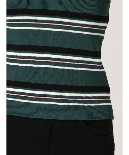 EMODA（エモダ）の「フィットVニットタンクトップ（タンクトップ・レディース・ホワイト/ブラック/その他/マスタード・FREE）」の9枚目の写真