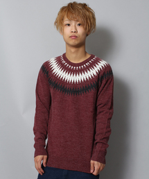 WEGO | WEGO/球芯柄ニット(ニット/セーター)