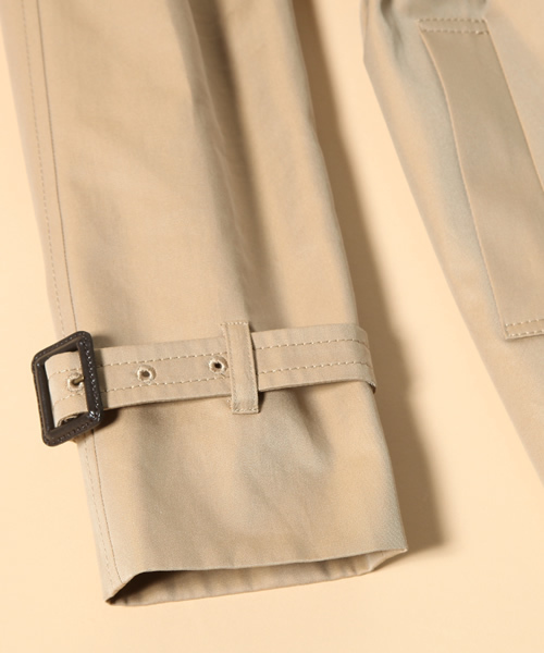 Demi-Luxe BEAMS（デミルクス ビームス）の「Demi-Luxe BEAMS / ラグランスリーブ トレンチコート（トレンチコート・レディース・ベージュ/ネイビー・36/38）」の8枚目の写真