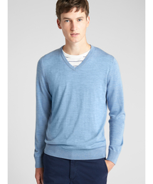 GAP | Vネック プルオーバーセーター（メリノウール）(ニット/セーター)