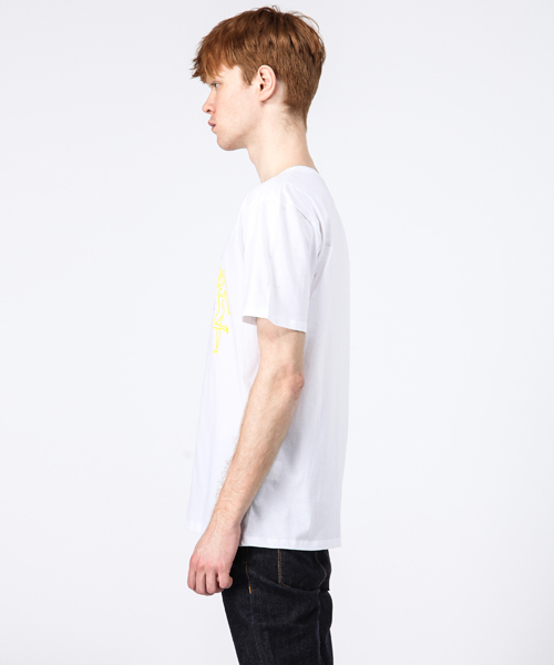 Maison Kitsune（メゾンキツネ）の「【KITSUNE TEE】KITSUNE AMERICA 2（Tシャツ/カットソー・メンズ・ホワイト/ブラック・X-SMALL/SMALL/MEDIUM/LARGE）」の6枚目の写真