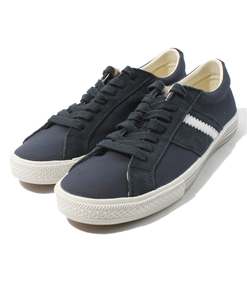 Admiral（アドミラル）の「【Admiral】牛革スエード/ローカット（スニーカー・メンズ・オフホワイト/ネイビー/レッド・MEDIUM/LARGE/LL）」の3枚目の写真