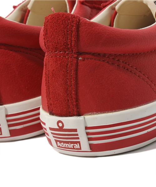 Admiral（アドミラル）の「【Admiral】牛革スエード/ローカット（スニーカー・メンズ・オフホワイト/ネイビー/レッド・MEDIUM/LARGE/LL）」の10枚目の写真