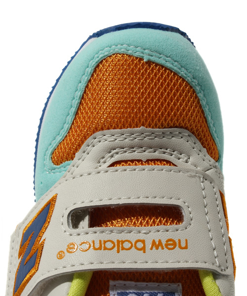 【新品】15.5センチ ライトブルー×ピンク ニューバランス スニーカー キッズ New Balance - 新品15.5センチ サックス×ピンク ニューバランス