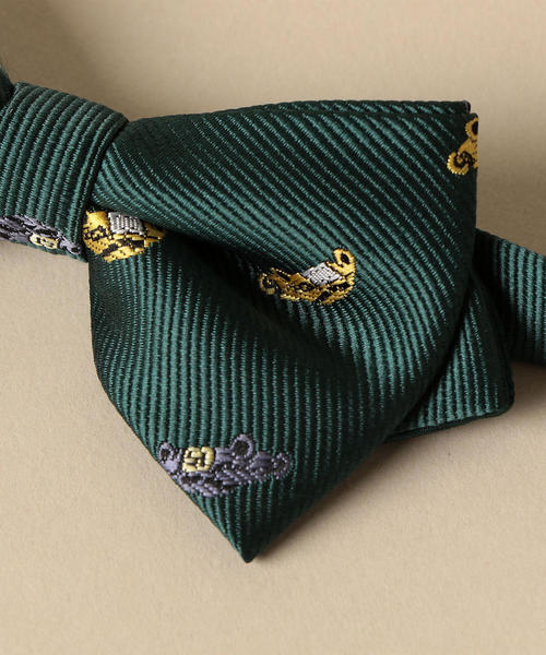 green label relaxing（グリーンレーベルリラクシング）の「GLR ボウタイ/クルマ（蝶ネクタイ・キッズ・レッド/ダークグリーン・FREE）」の4枚目の写真