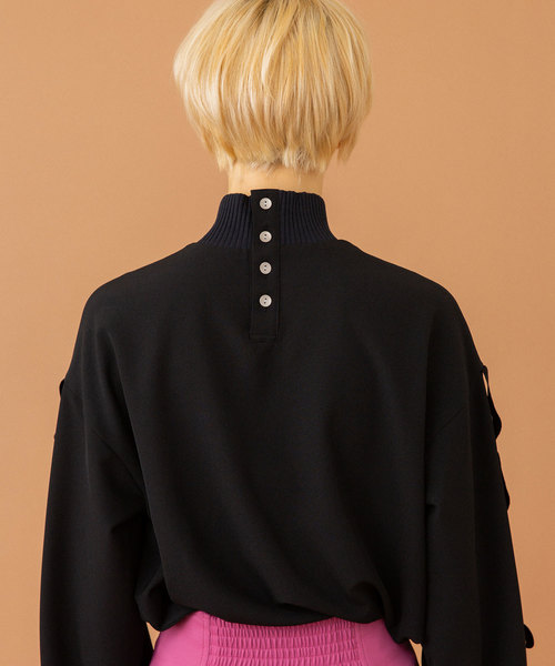 UNITED TOKYO（ユナイテッドトウキョウ）の「アジャストリブブラウス（シャツ/ブラウス・レディース・ブラック/アイボリー/ミント/ライトベージュ・1）」の17枚目の写真