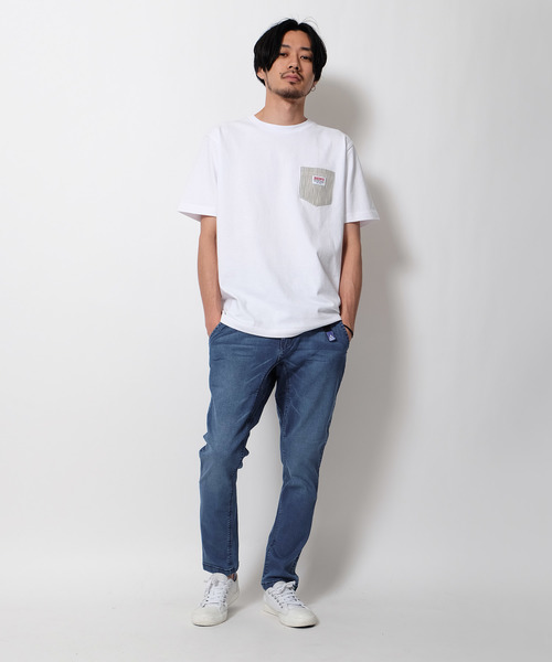 GERRY（ジェリー）の「【GERRY】 ストレッチ デニム ＆ チノ クライミング スキニーパンツ（デニムパンツ・メンズ・ブラック/ネイビー/ベージュ/ブルー/サックスブルー/カーキ/アイボリー/ブラック系・SMALL/MEDIUM/LARGE/X-LARGE）」の12枚目の写真