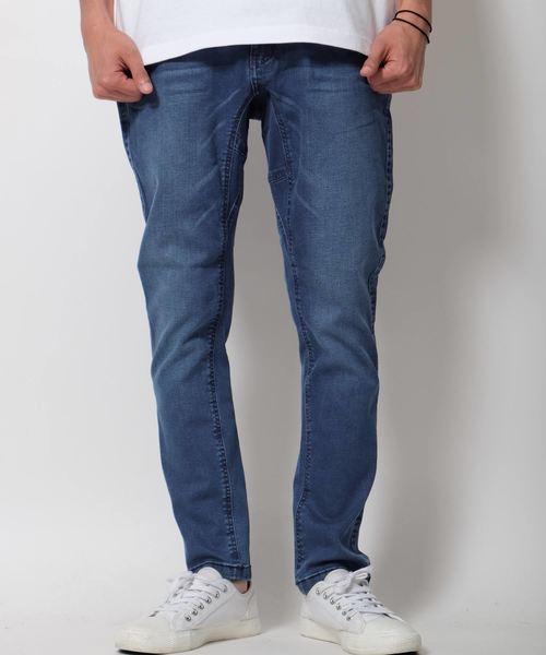 GERRY（ジェリー）の「【GERRY】 ストレッチ デニム ＆ チノ クライミング スキニーパンツ（デニムパンツ・メンズ・ブラック/ネイビー/ベージュ/ブルー/サックスブルー/カーキ/アイボリー/ブラック系・SMALL/MEDIUM/LARGE/X-LARGE）」の14枚目の写真