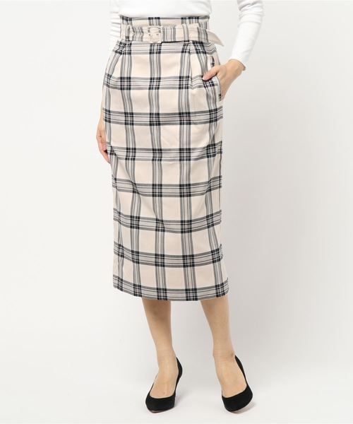 LOWRYS FARM（ローリーズファーム）の「ベルトツキカラータイトスカート　825541（スカート・レディース・ブラック/ベージュ/アイボリー/ミント/ベージュ系その他・MEDIUM/LARGE）」の22枚目の写真