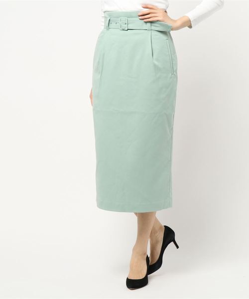 LOWRYS FARM（ローリーズファーム）の「ベルトツキカラータイトスカート　825541（スカート・レディース・ブラック/ベージュ/アイボリー/ミント/ベージュ系その他・MEDIUM/LARGE）」の21枚目の写真