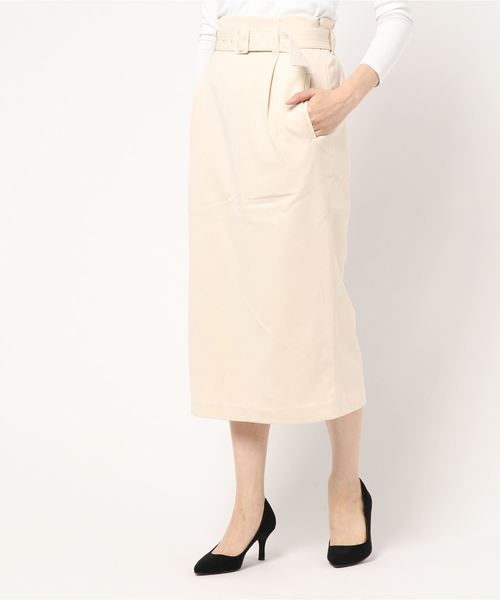 LOWRYS FARM（ローリーズファーム）の「ベルトツキカラータイトスカート　825541（スカート・レディース・ブラック/ベージュ/アイボリー/ミント/ベージュ系その他・MEDIUM/LARGE）」の10枚目の写真