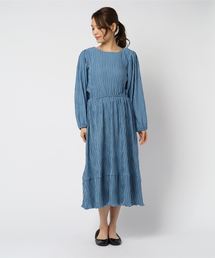 Doux archives | しわ加工ロングワンピース(ワンピース)