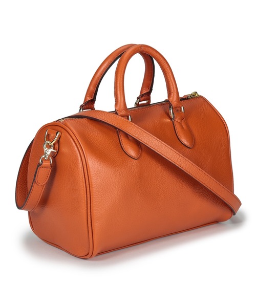 PELLE MORBIDA(ペッレモルビダ)の「VELA(ヴェーラ)ハンドバッグ(ショルダー付き)(ハンドバッグ・レディース・ブラック/ベージュ/オレンジ・FREE)」の7枚目の写真