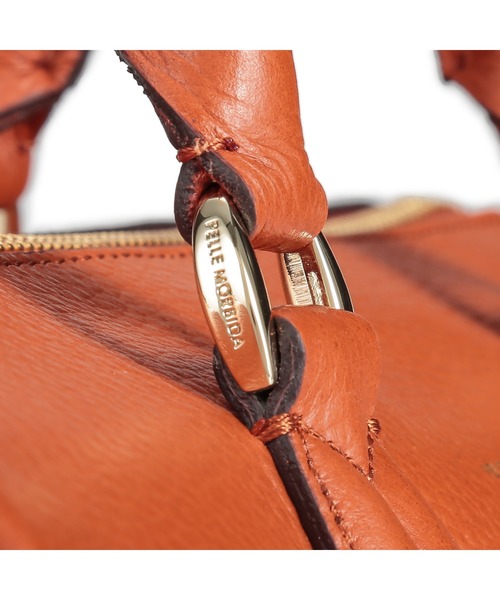 PELLE MORBIDA(ペッレモルビダ)の「VELA(ヴェーラ)ハンドバッグ(ショルダー付き)(ハンドバッグ・レディース・ブラック/ベージュ/オレンジ・FREE)」の12枚目の写真