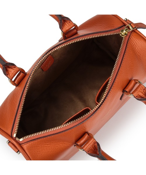 PELLE MORBIDA(ペッレモルビダ)の「VELA(ヴェーラ)ハンドバッグ(ショルダー付き)(ハンドバッグ・レディース・ブラック/ベージュ/オレンジ・FREE)」の10枚目の写真
