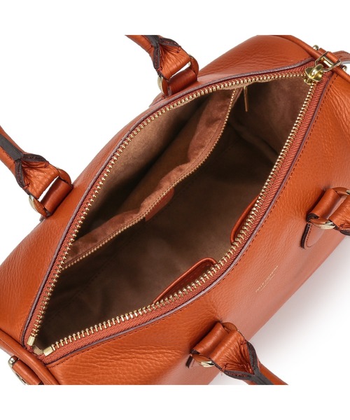 PELLE MORBIDA(ペッレモルビダ)の「VELA(ヴェーラ)ハンドバッグ(ショルダー付き)(ハンドバッグ・レディース・ブラック/ベージュ/オレンジ・FREE)」の8枚目の写真