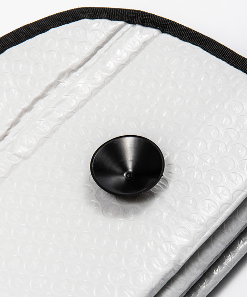 JACK & MARIE（ジャックアンドマリー）の「HONEY × JACK & MARIE　サンシェード　スタンダード（アウトドアグッズ・レディース・ブラック×ホワイト・ONE SIZE）」の9枚目の写真