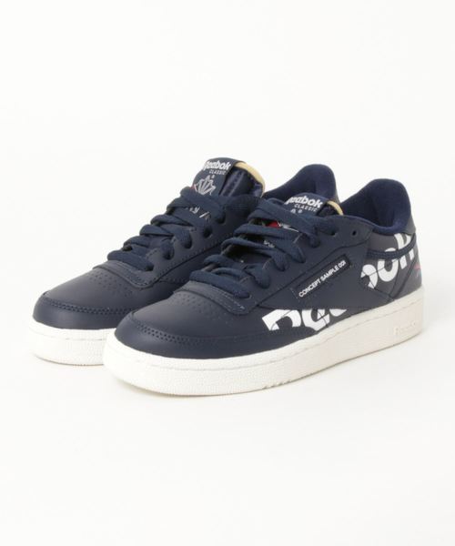 Reebok（リーボック）の「クラブシー [CLUB C 85 ATIV]（スニーカー・メンズ・ネイビー/ホワイト/ブラック・24.5cm/23.5cm/26.0cm/25.0cm/28.0cm/24.0cm/27.0cm/25.5cm/26.5cm/27.5cm/23.0cm）」の4枚目の写真
