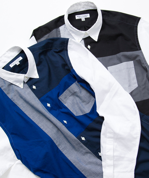 BEAUTY&YOUTH UNITED ARROWS（ビューティーアンドユースユナイテッドアローズ）の「BY ∴ ピン/オックス パネル/クレイジー シャツ◆（シャツ/ブラウス・メンズ・その他1/その他2・SMALL/LARGE/X-LARGE/X-SMALL/MEDIUM）」の7枚目の写真