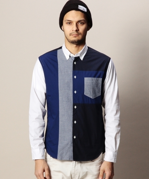 BEAUTY&YOUTH UNITED ARROWS（ビューティーアンドユースユナイテッドアローズ）の「BY ∴ ピン/オックス パネル/クレイジー シャツ◆（シャツ/ブラウス・メンズ・その他1/その他2・SMALL/LARGE/X-LARGE/X-SMALL/MEDIUM）」の14枚目の写真